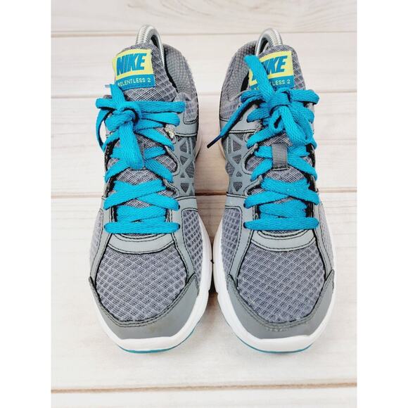 Nike Air Relentless 2 512083-011 Women’s Grey Blue Running Shoes Size 8 - Picture 3 of 16